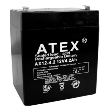 Atex AX 12-4.2Ah Kuru Akü - k:10